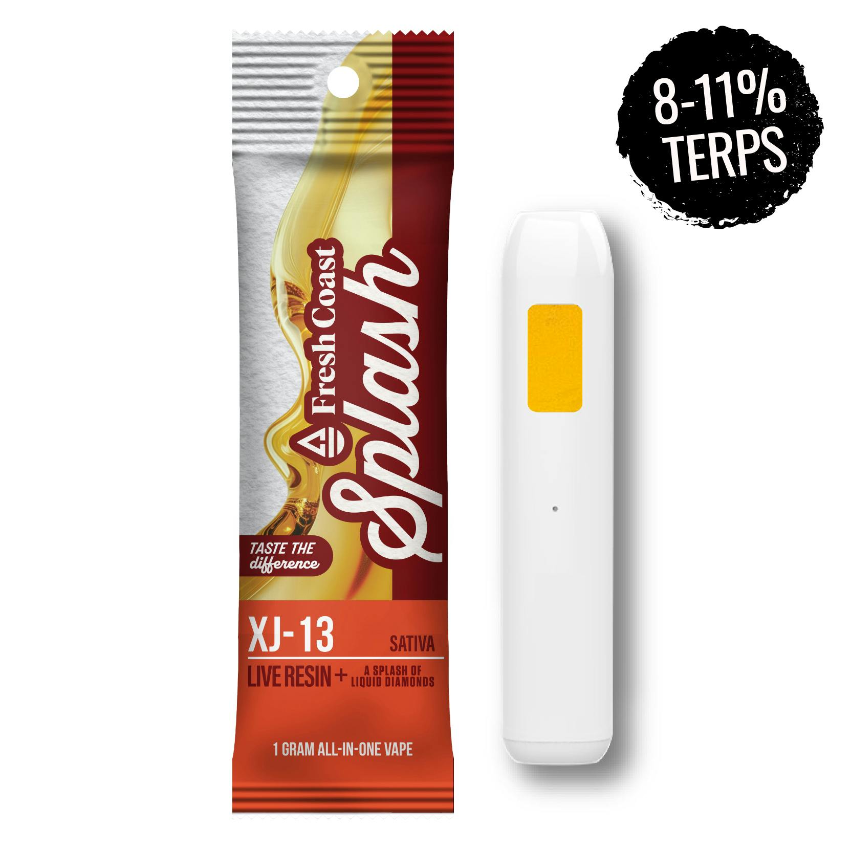 Fresh Coast | XJ-13 | Splash Live Resin 1G Disposable | Sativa by Fresh Coast
