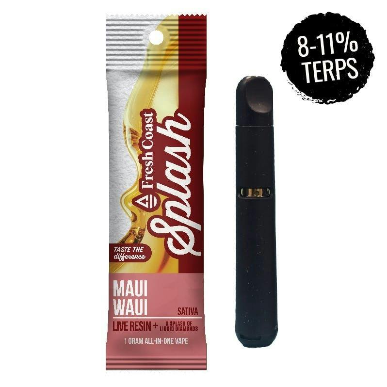 Fresh Coast | Maui Waui | Splash Live Resin 1G Disposable | Sativa by Fresh Coast