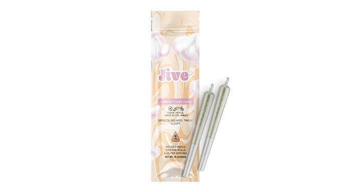 Jive .5g - 2pk Pre Roll - London Pound Cake at Mister Greens