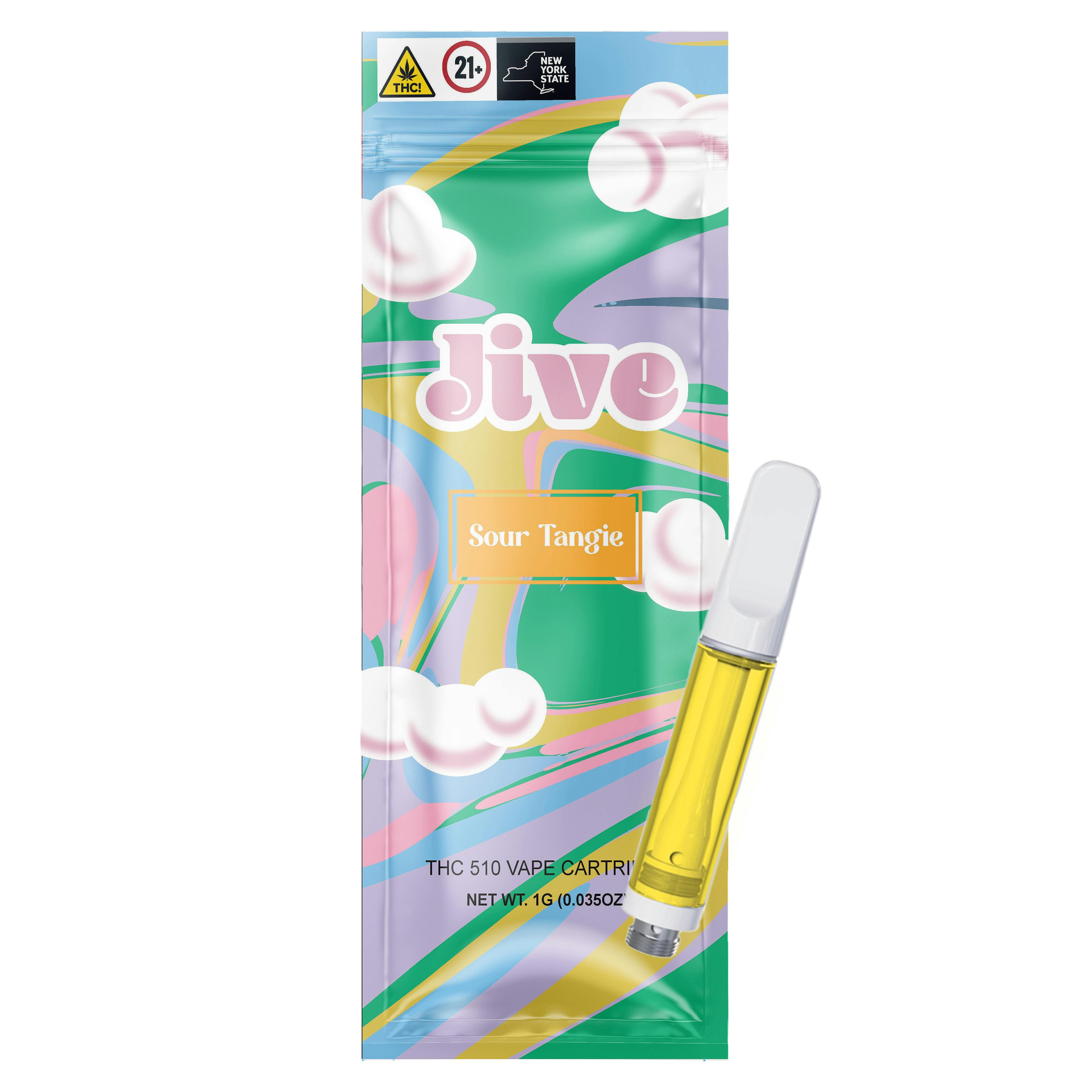 Jive 1g Vape Cartridge - Sour Tangie by Jive