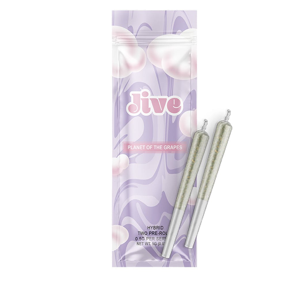 Jive .5g - 2pk Pre Roll - Planet of the Grapes