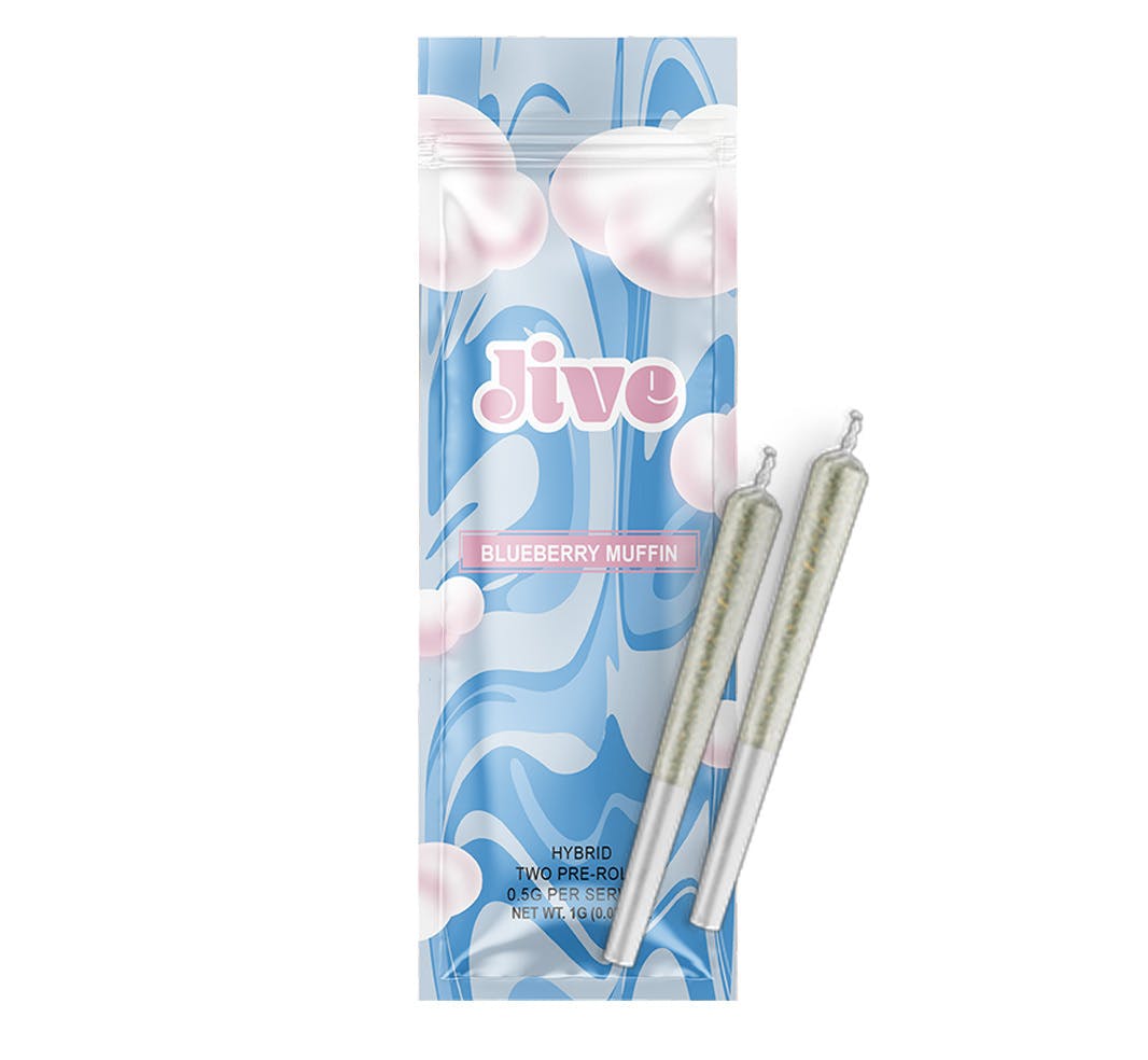 Jive .5g - 2pk Pre Roll - Blueberry Muffin