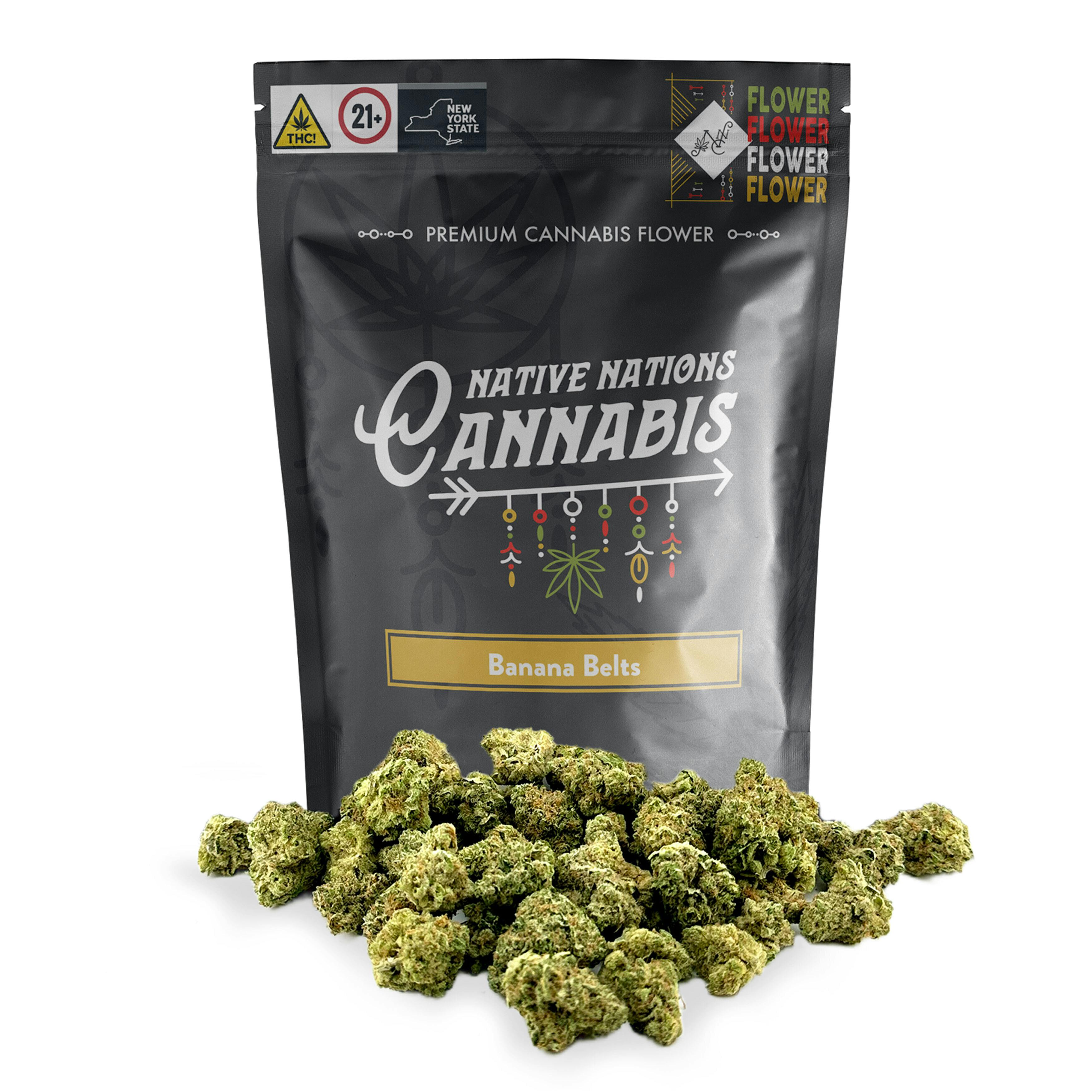 NNC-NY 3.5g Flower - Banana Belts by Native Nations Cannabis NY
