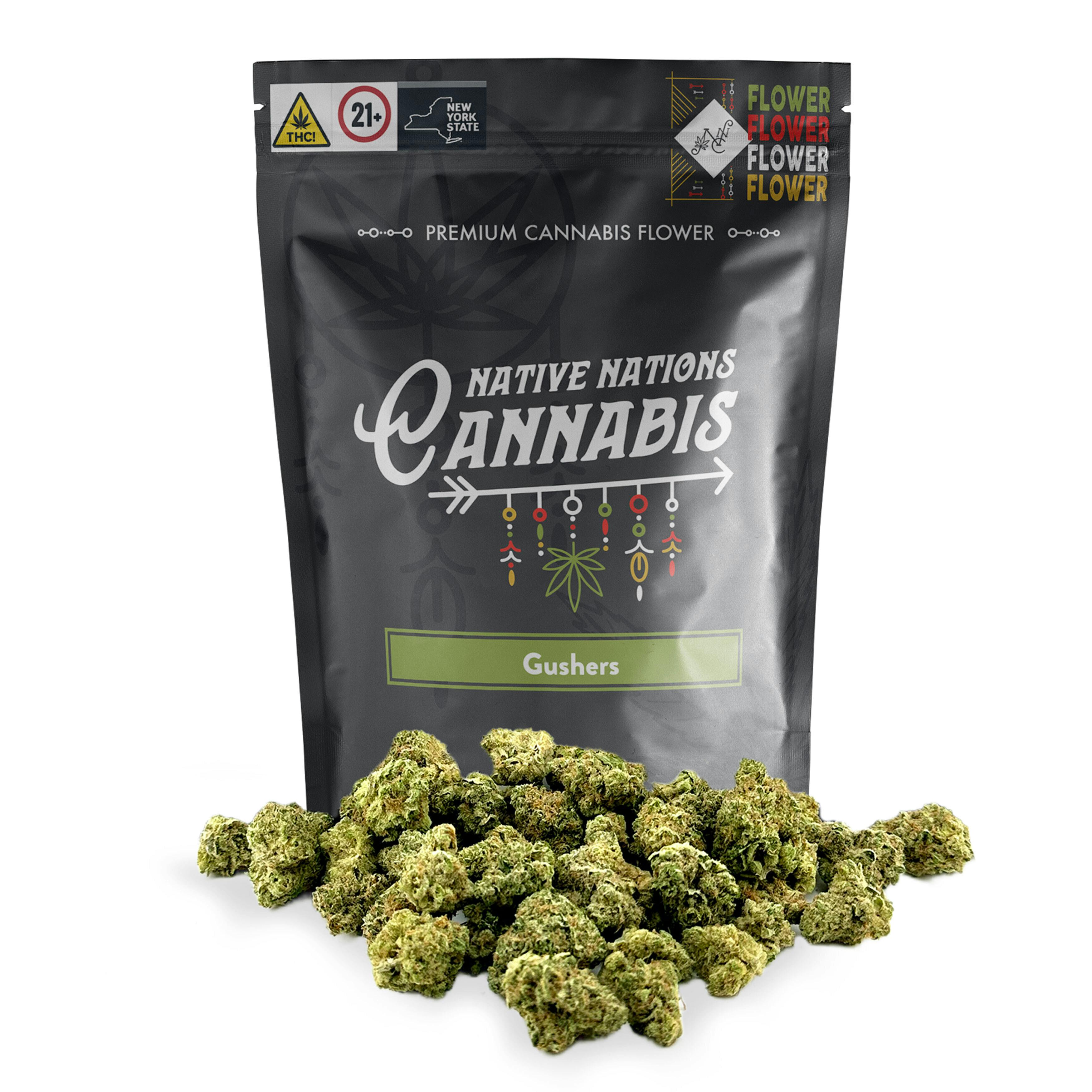 NNC-NY 3.5g Flower - Gushers by Native Nations Cannabis NY