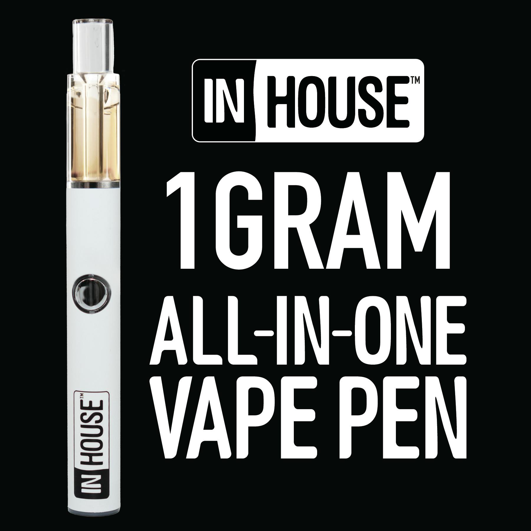 InHouse - Chocolate Covered Strawberries AIO Vape 1g by InHouse