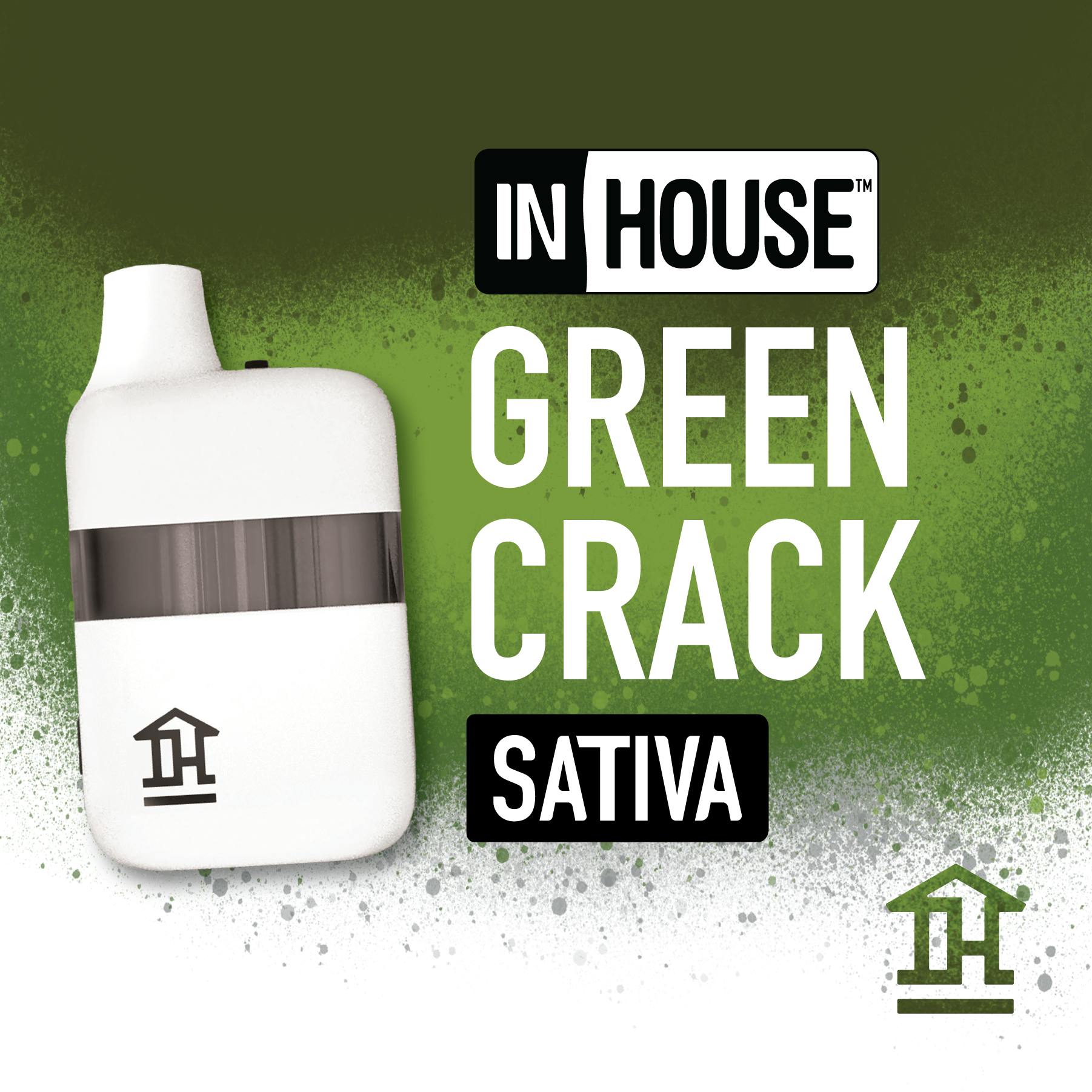 InHouse - Green Crack AIO Vape 2g by InHouse