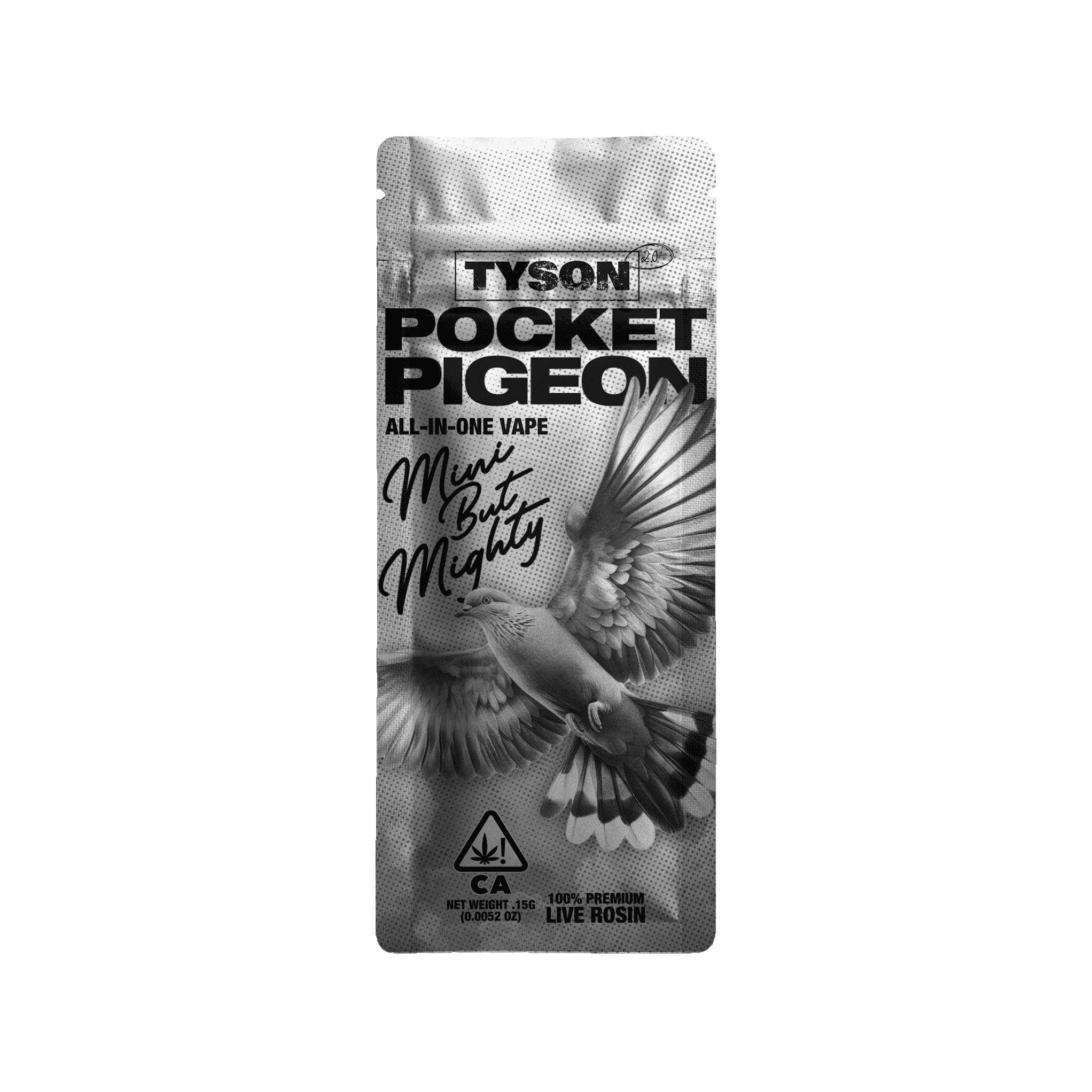 Tyson 2.0 | Pocket Pigeon Vape (S) | Rosin Disposable | 0.15g at My Bud 420