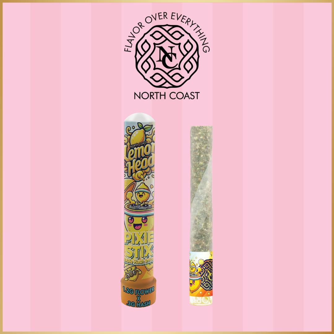 North Coast Lemon Heads Pixi Stix 1.5g