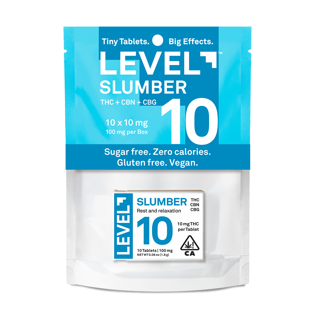 LEVEL 10 | Slumber Tablets 10:5:3 THC:THCv:CBG | 100mg | 10ct | 10mg/ea