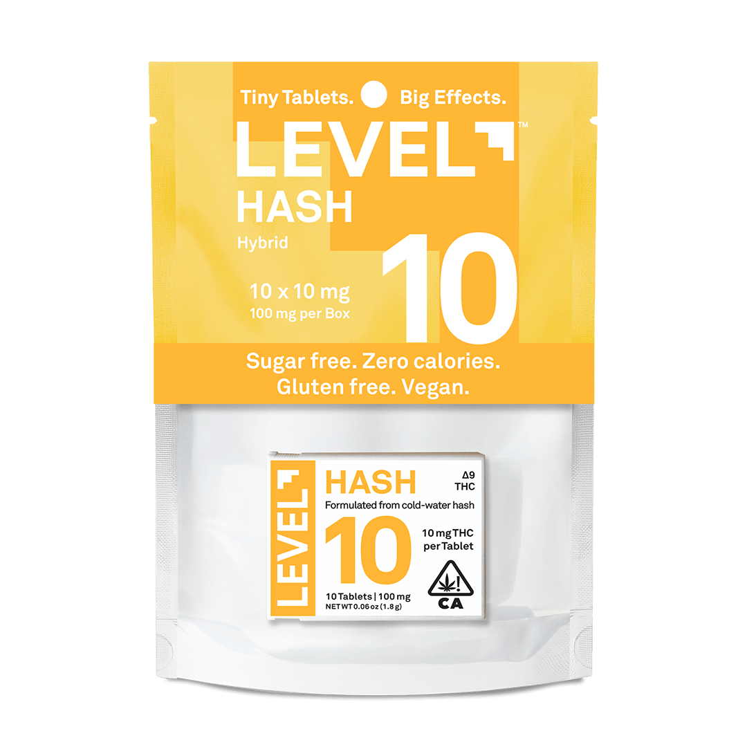 LEVEL 10 Hash | Hybrid Tablets | 100mg | 10ct | 10mg/ea