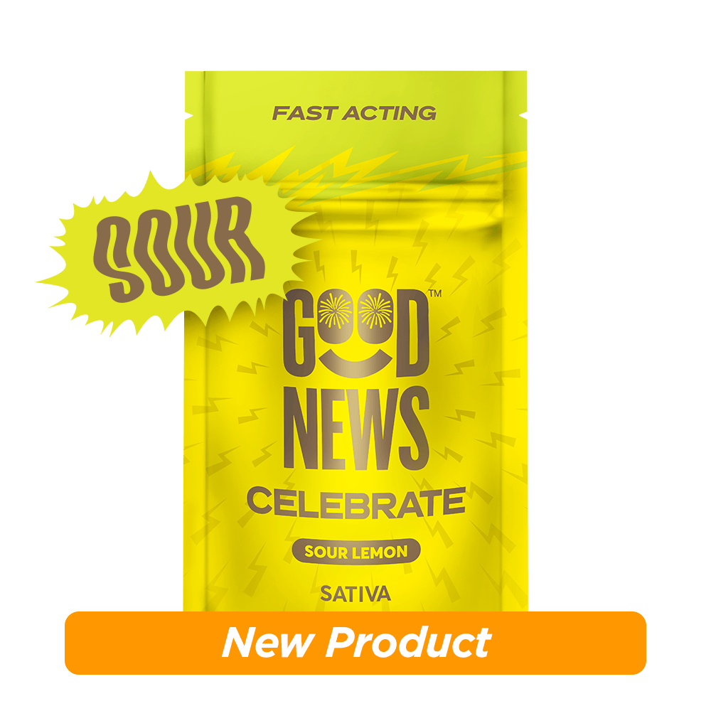 Celebrate | Sour Lemon Gummies | 100mg | 10ct | 10mg/ea