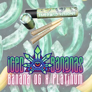 Banana Half Gram Packaged Prerolls