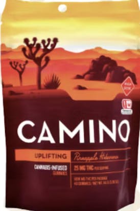 Camino Pineapple Habanero "Uplifting" High Dose Gummies