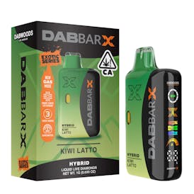 VAPE- DABBAR X LIQUID LIVE DIAMONDS Kiwi Latto 1G
