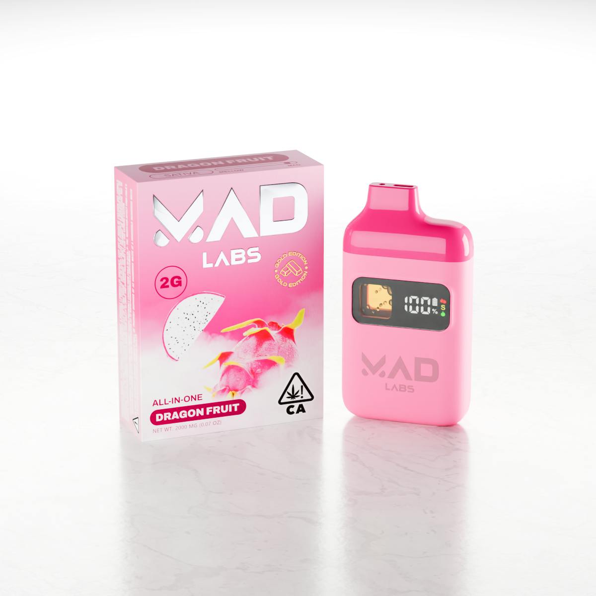 Mad Labs - Dragon Fruit - All-in-One Gold Edition 2G - Mad Labs