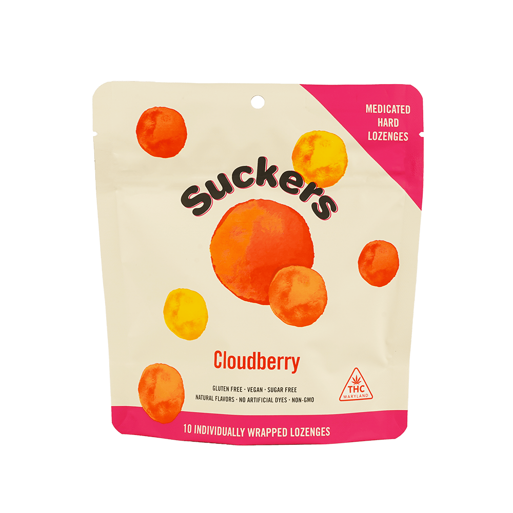 Cloudberry | Suckers | 10 Pack Lozenges | 100mg by Grow West Cannabis Company
