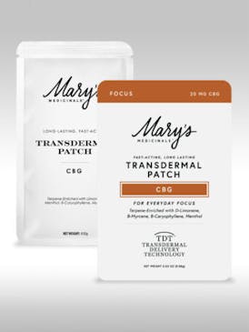 Mary's Medicinals | Focus CBG | Transdermal Patch | 20mg
