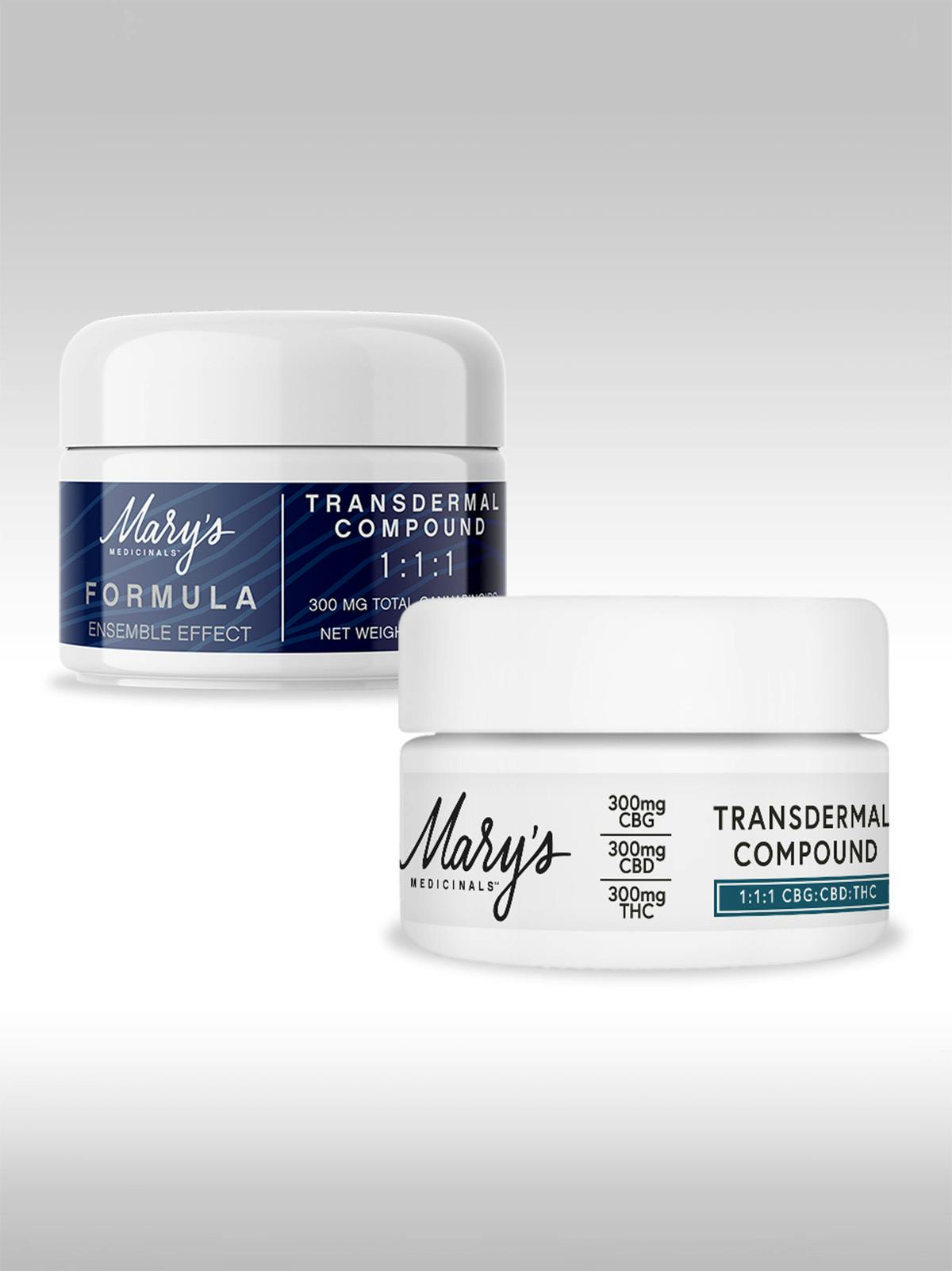 Mary's Medicinals | 1:1:1 Formula Transdermal Compound | 300mg at Hydrobudz