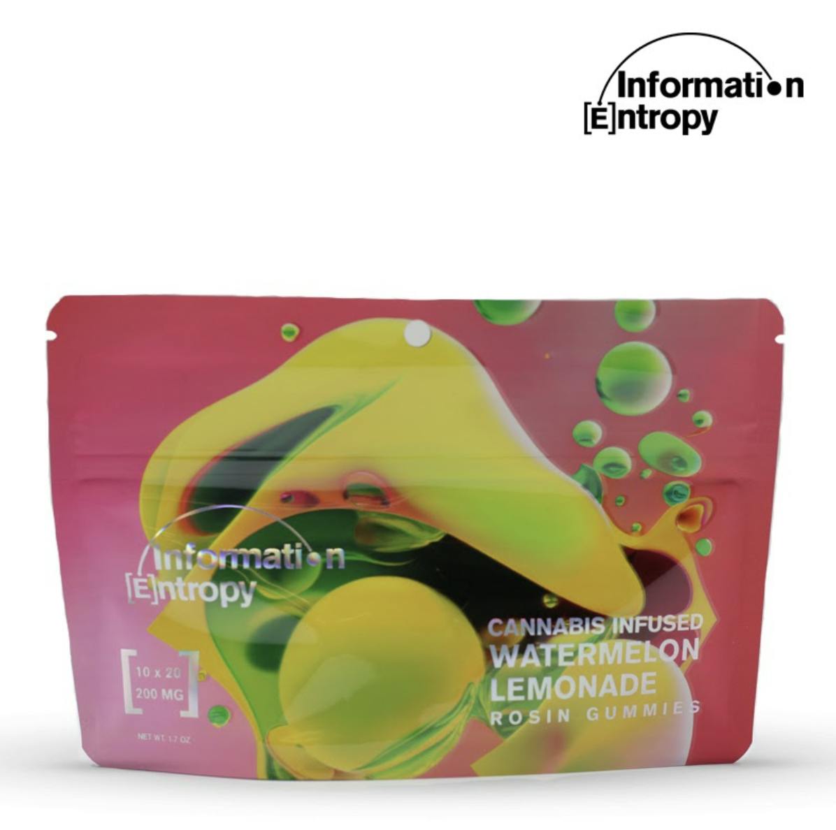 Watermelon Lemonade Rosin Gummies | 200mg | 10ct | 200mg