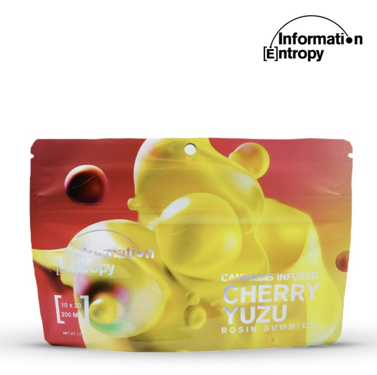 Cherry Yuzu Rosin Gummies | 200mg | 10ct | 20mg/ea