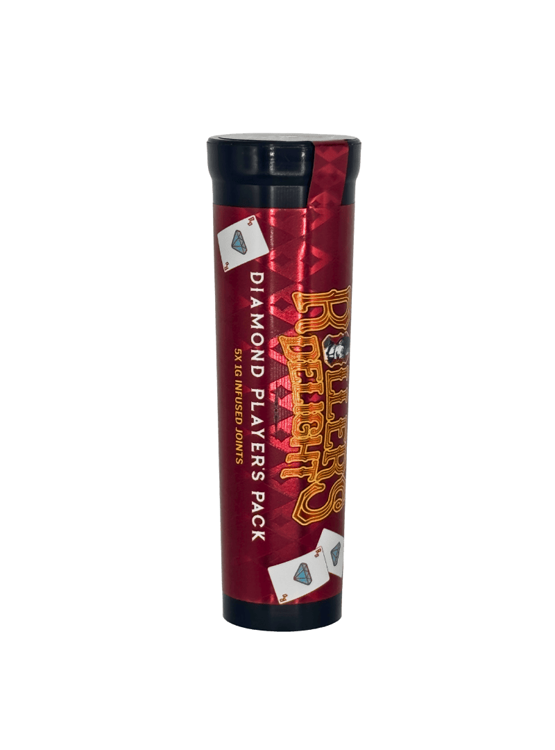 Diamond Player's Pack | Infused Preroll Multipack | 5 x 1g | Sativa | 5g