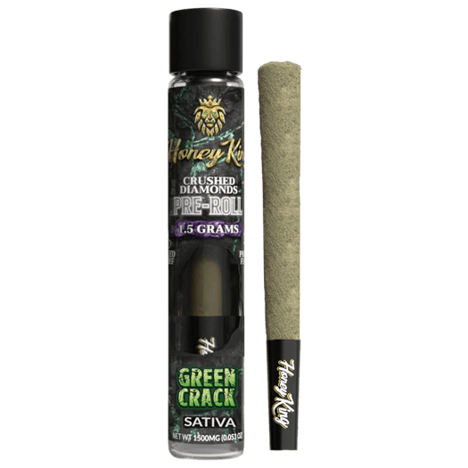 HONEY KING 1.5G DIAMOND INFUSED PRE-ROLL - GREEN CRACK - Honey King