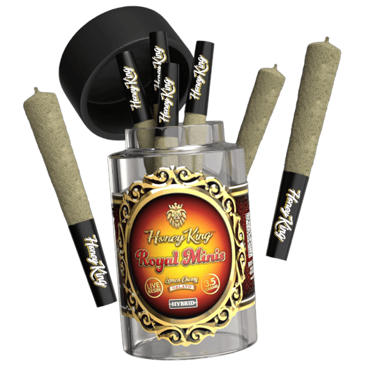 HONEY KING 7X ROYAL MINIS 3.5G - LEMON CHERRY GELATO by Honey King