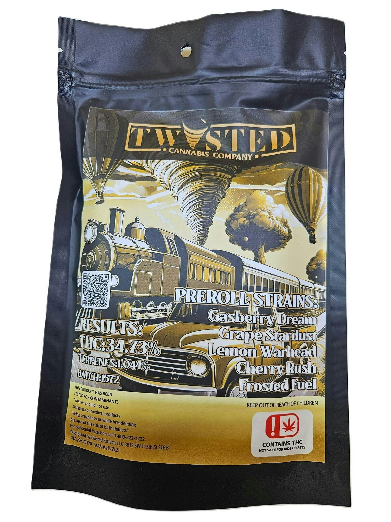 Twisted Infused Preroll 5 Pack