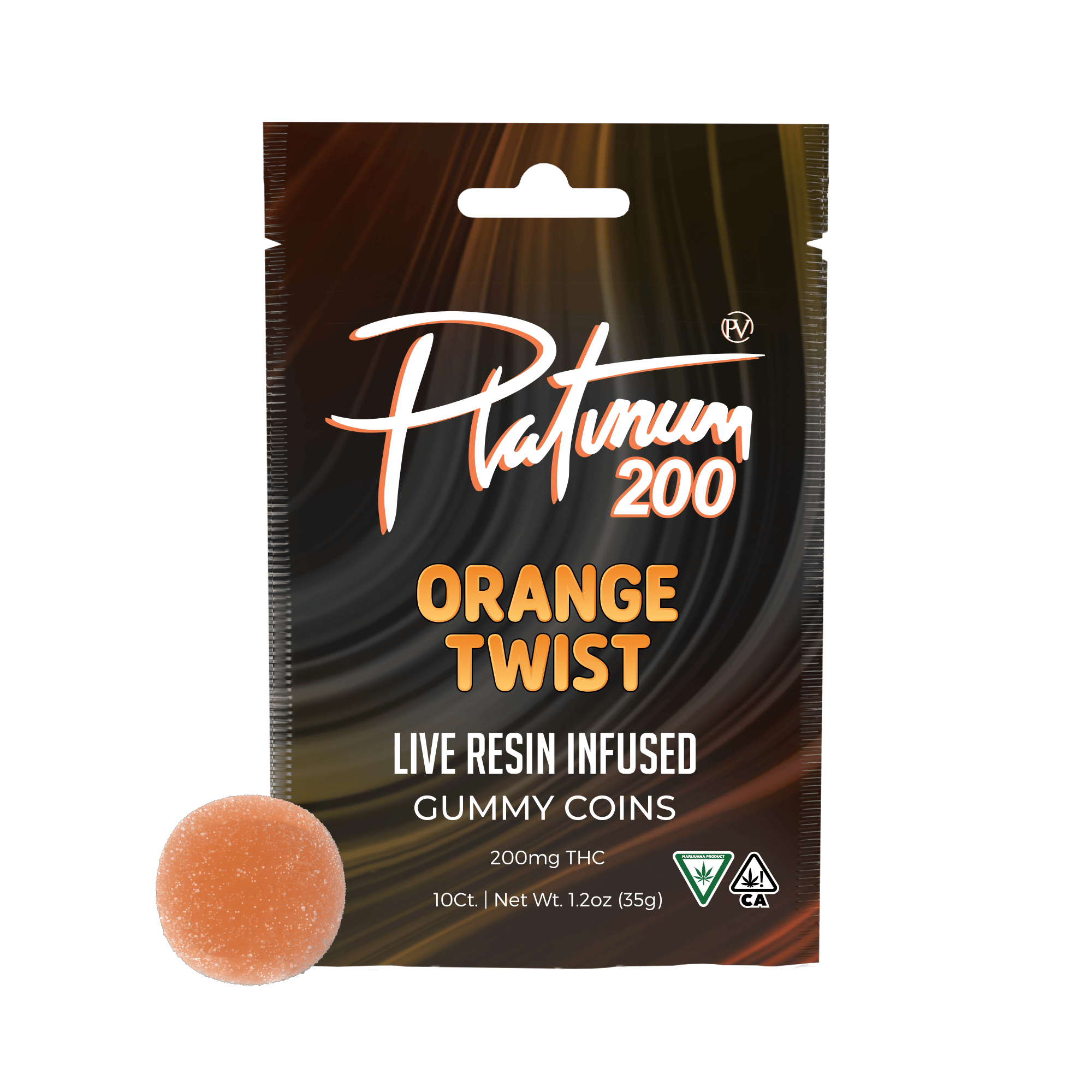 Platinum Vape — Coins Orange Twist