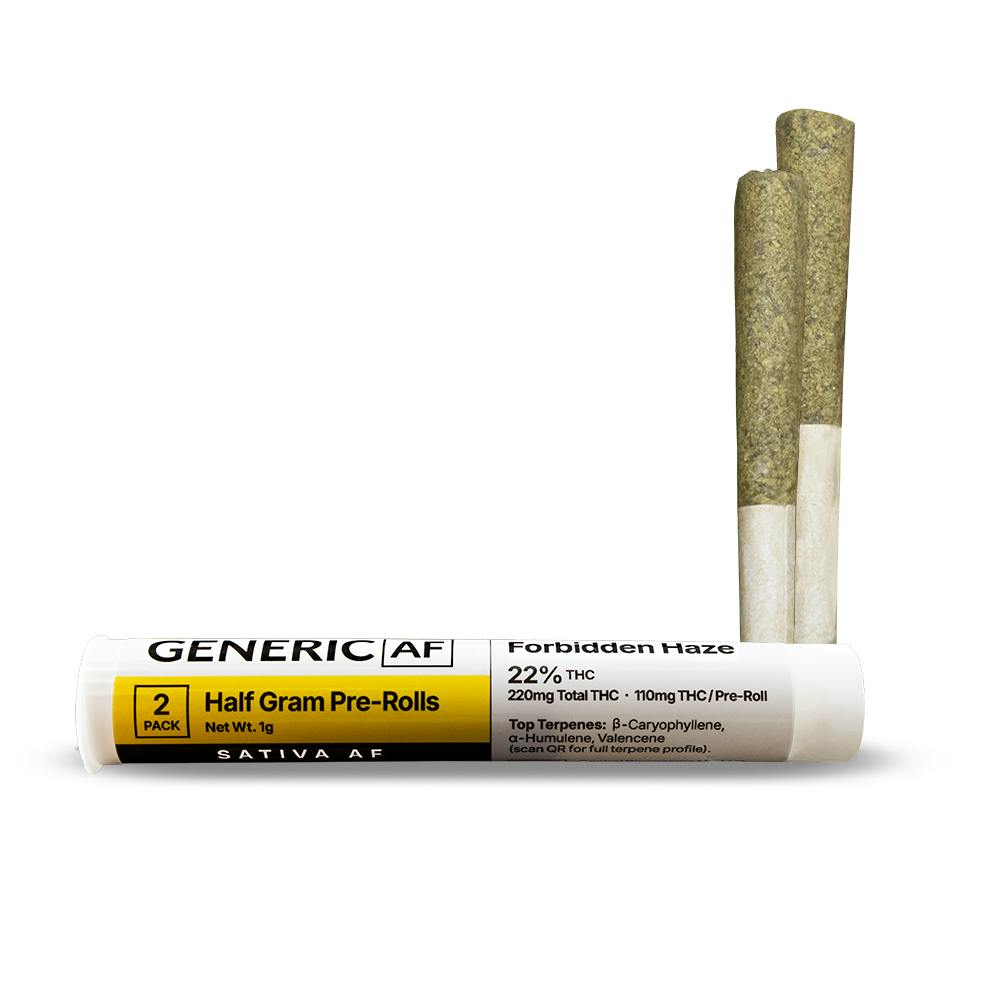 Generic Pre-Rolls | Sativa AF |Forbidden Haze