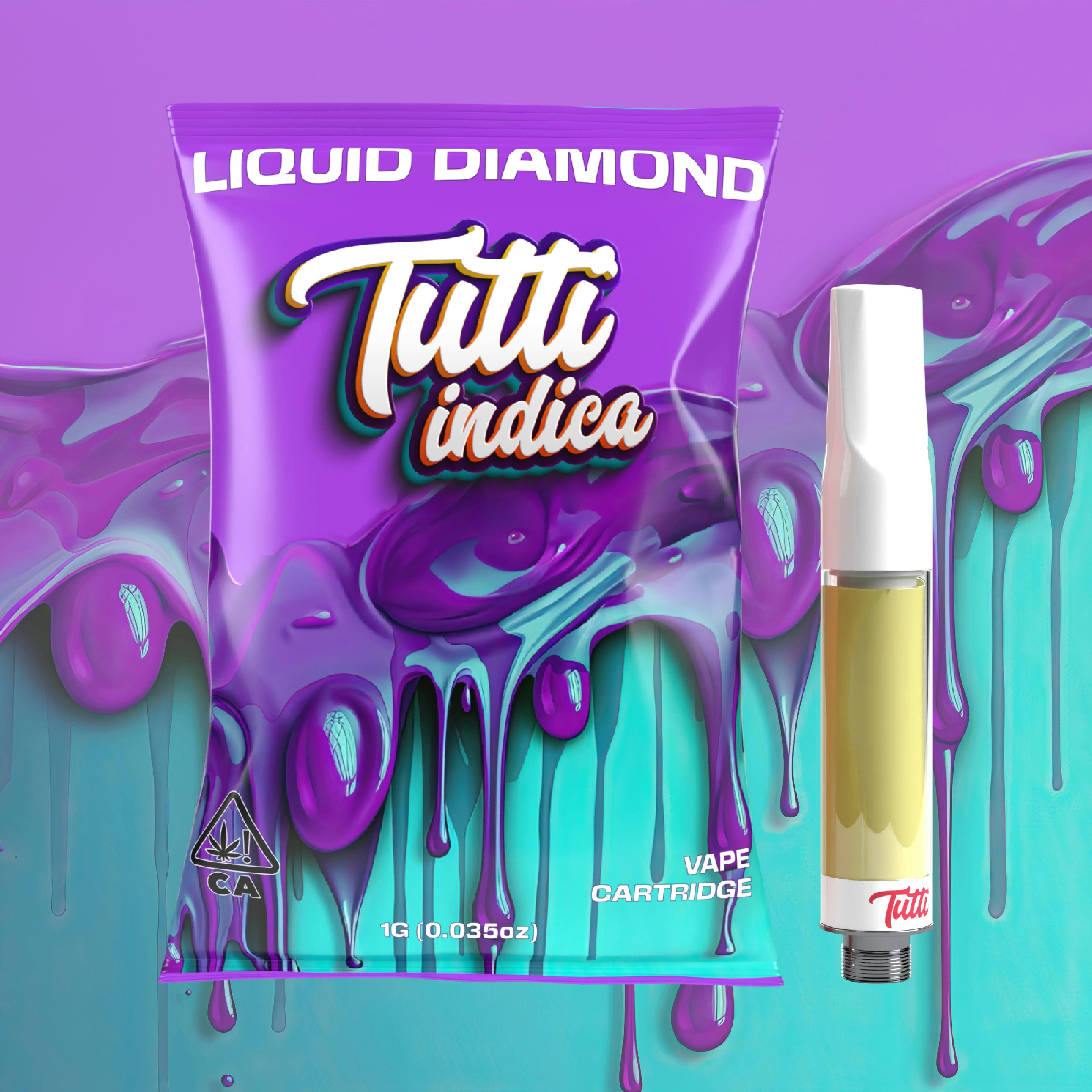 Liquid Diamond Vape Cartridge Indica