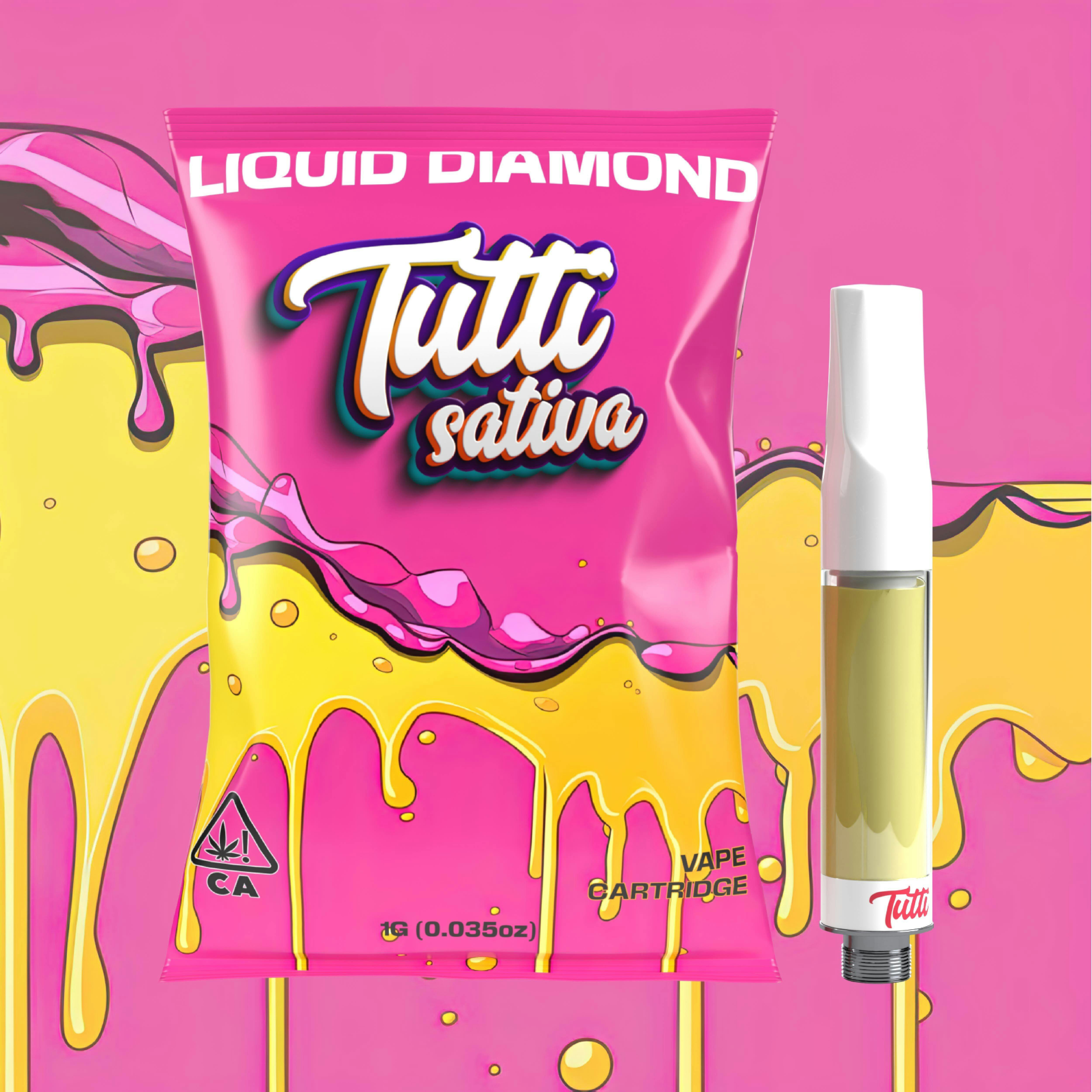 Liquid Diamond Vape Cartridge Sativa