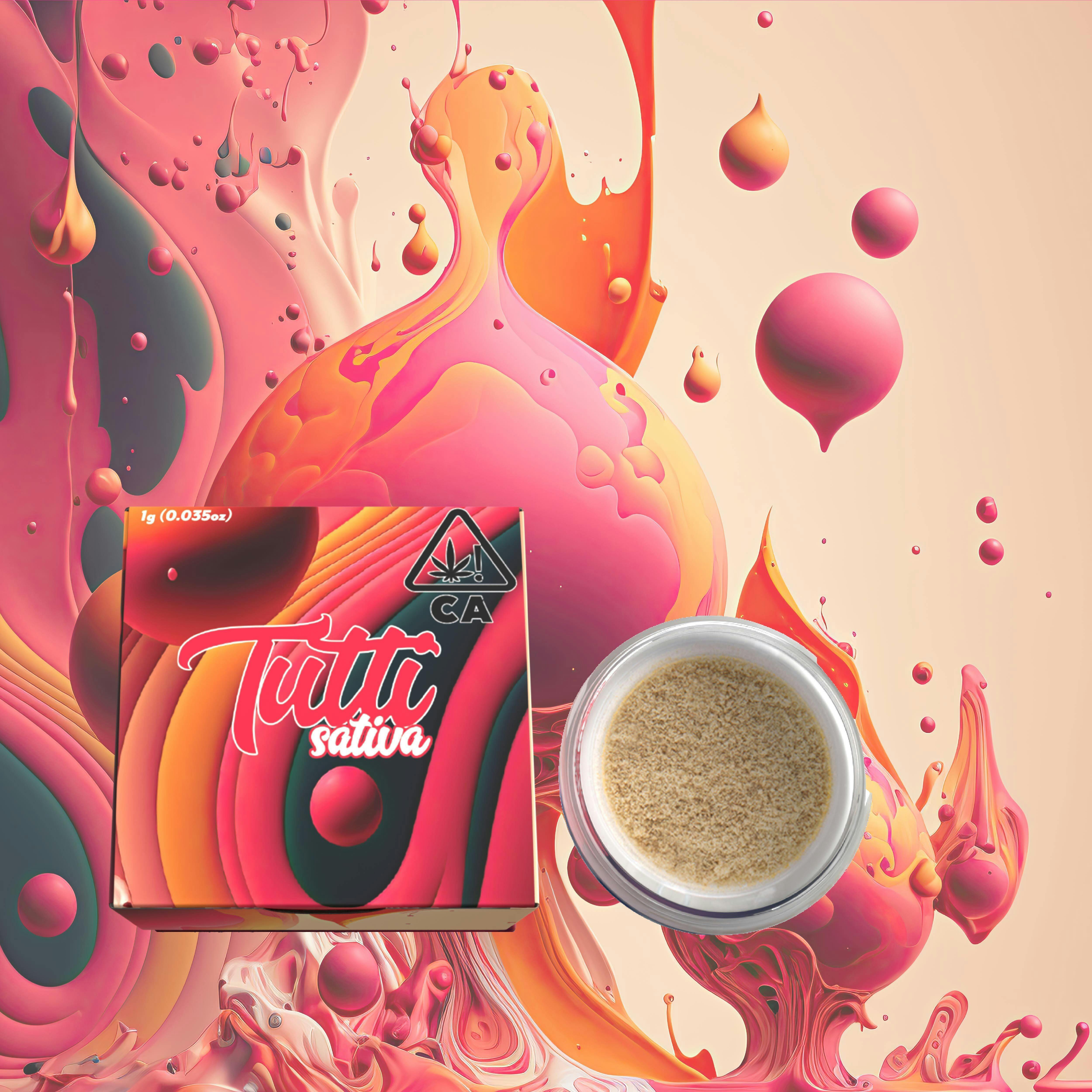 Tutti - 1g - Live Hash - Sativa - Durban Poison