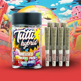 Tutti - Diamond Infused Preroll - 0.5g 7pk - Hybrid - Strawberry Lemonade