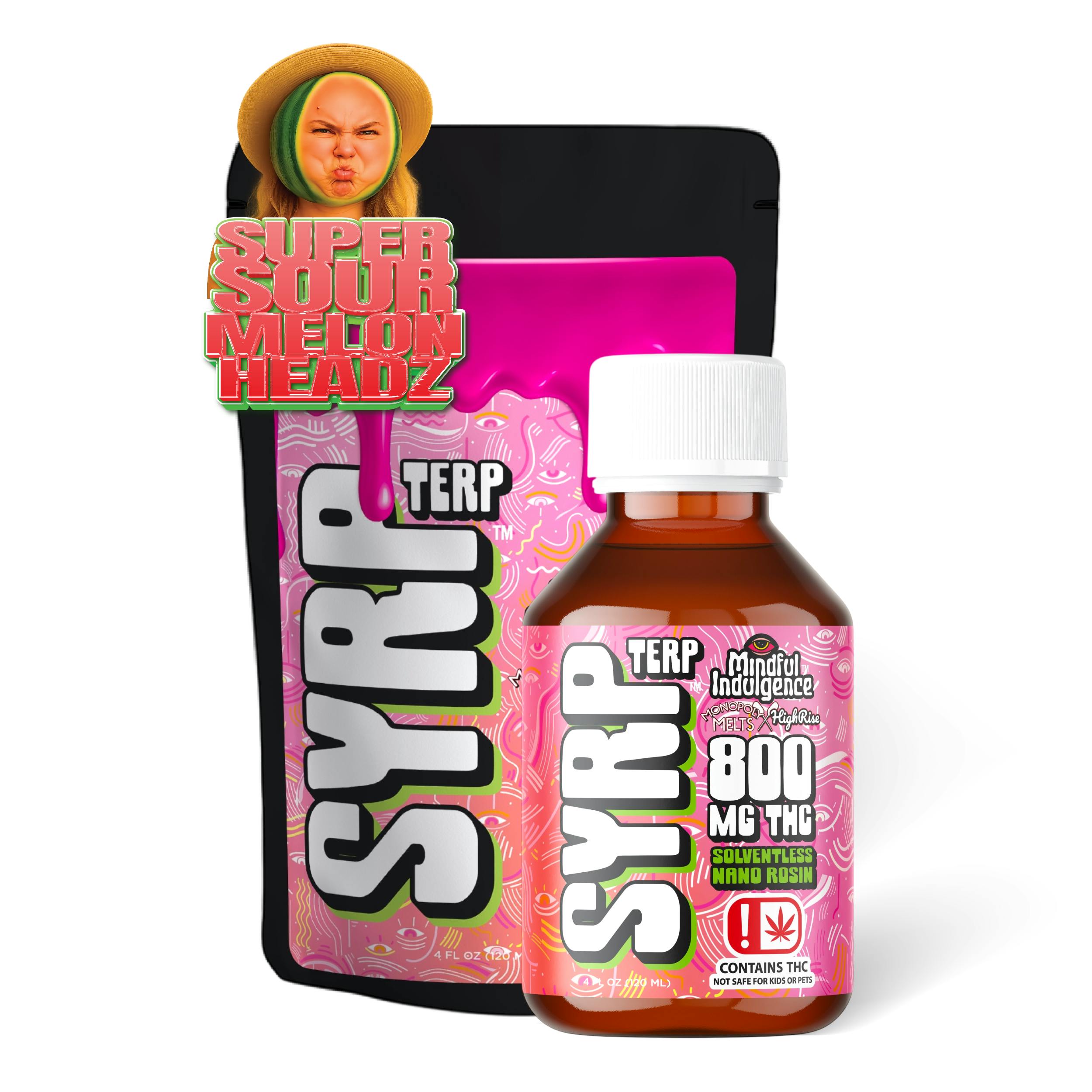 Mindful Indulgence | 800mg TERP SYRP *HR x MM* | Super Sour Melon Headz