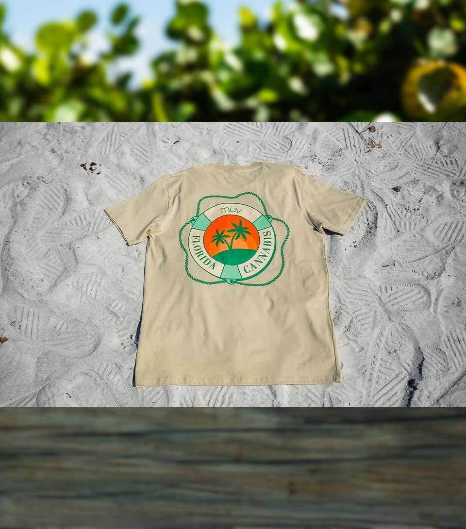 Accs - Life Preserver Pocket Shirt Tan - MUV LG by MÜV Cannabis Infused Products