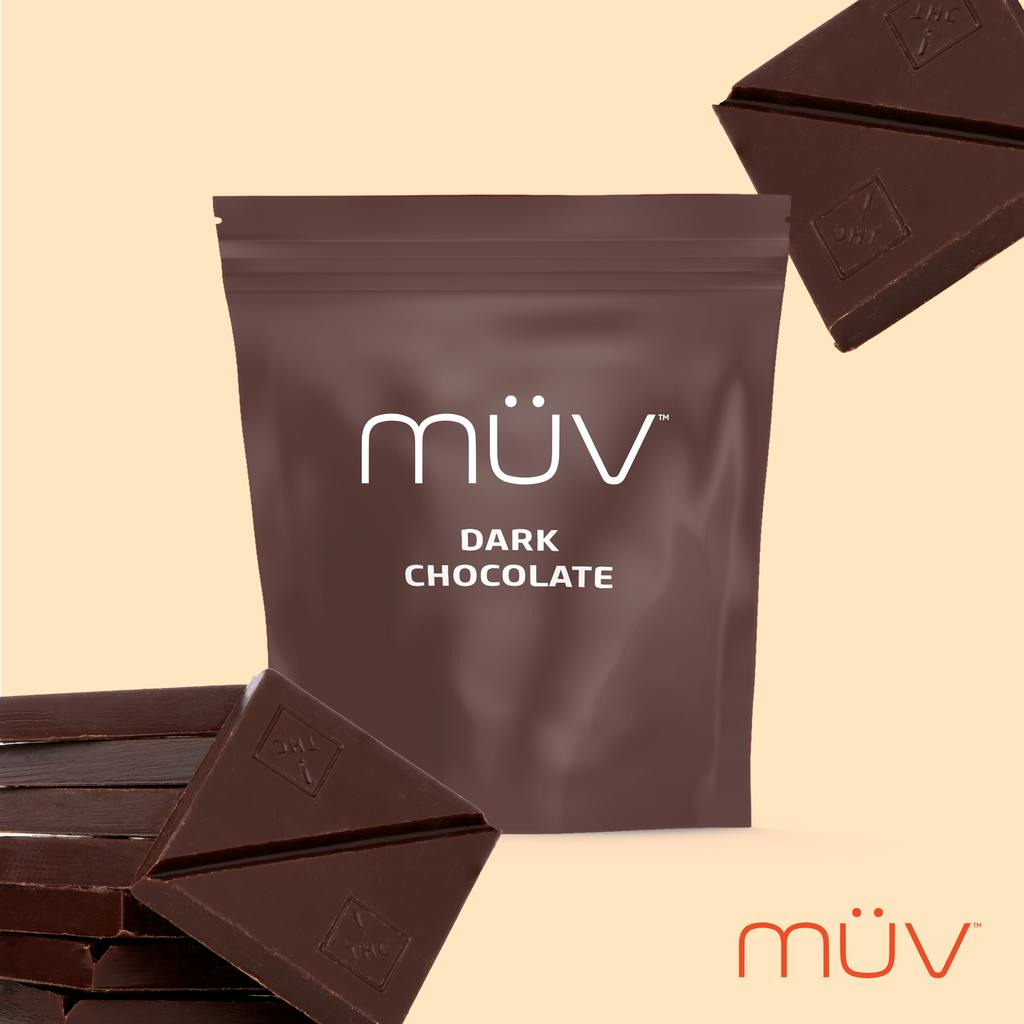 MUV Dark Chocolate - 100mg by MÜV Cannabis Infused Products