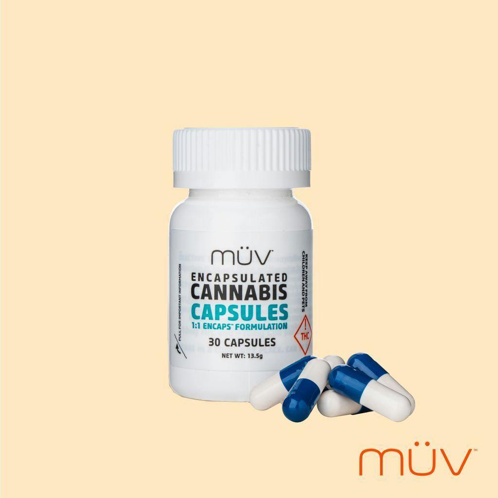 MUV EnCaps 1:1 - THC/CBD - 300mg at MÜV Cannabis Dispensary