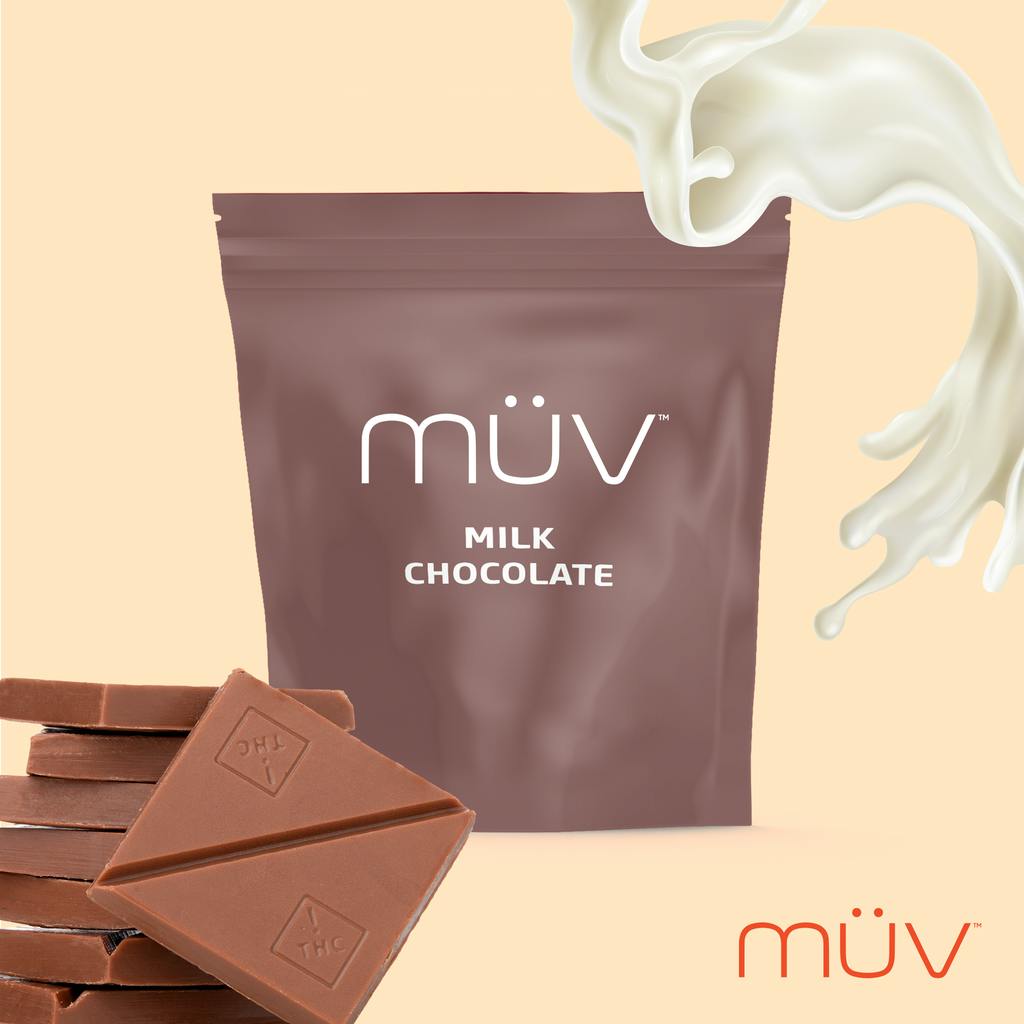 MUV Milk Chocolate - 100mg by MÜV Cannabis Infused Products
