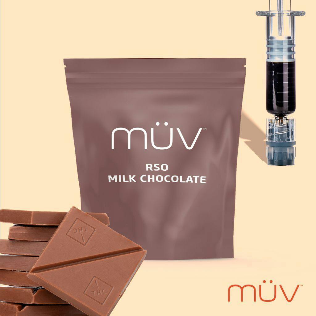 MUV Milk Chocolate RSO - 100mg by MÜV Cannabis Infused Products
