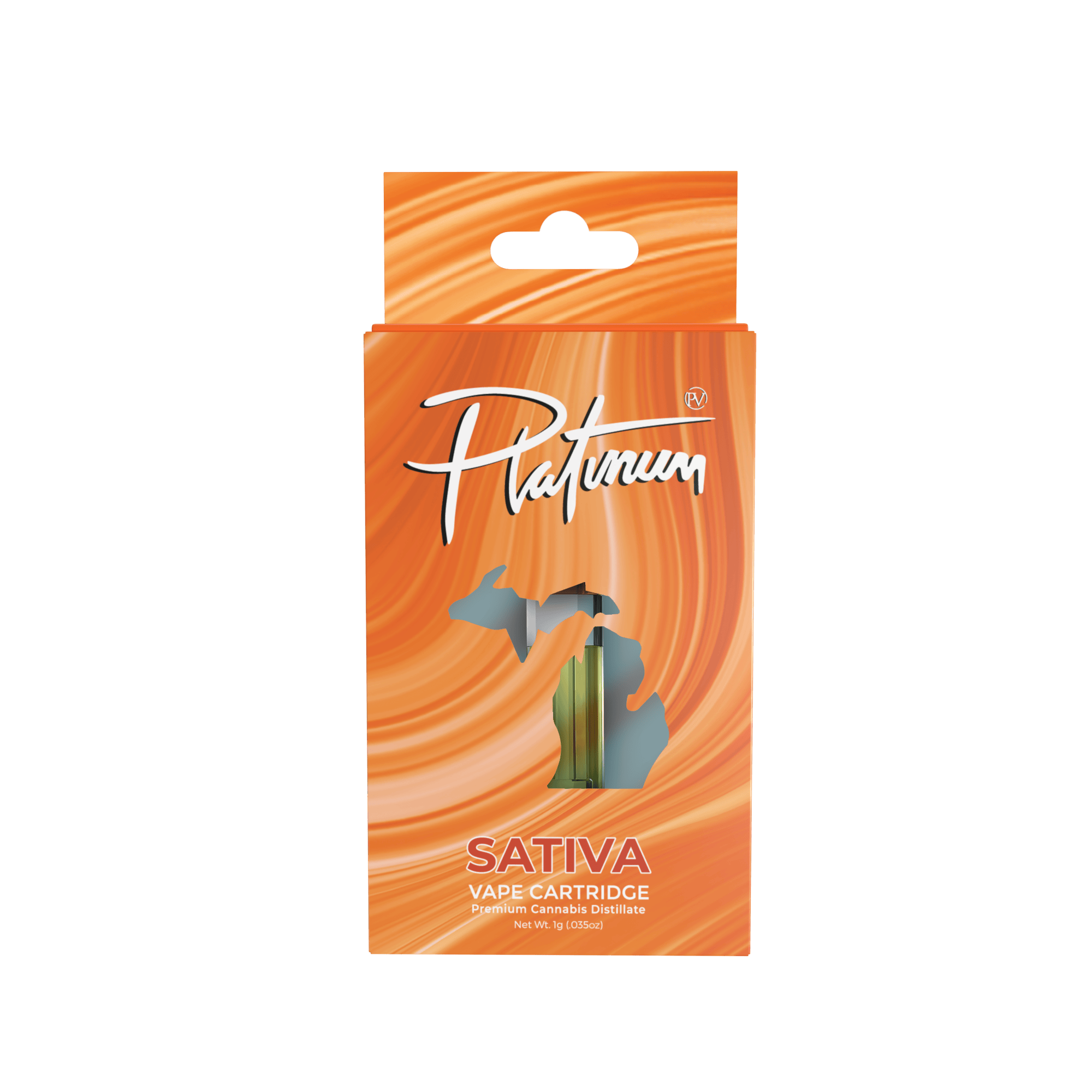 Platinum Vape - SLH (Sativa) 1g cartridge at Cloud Cannabis Gaylord Dispensary
