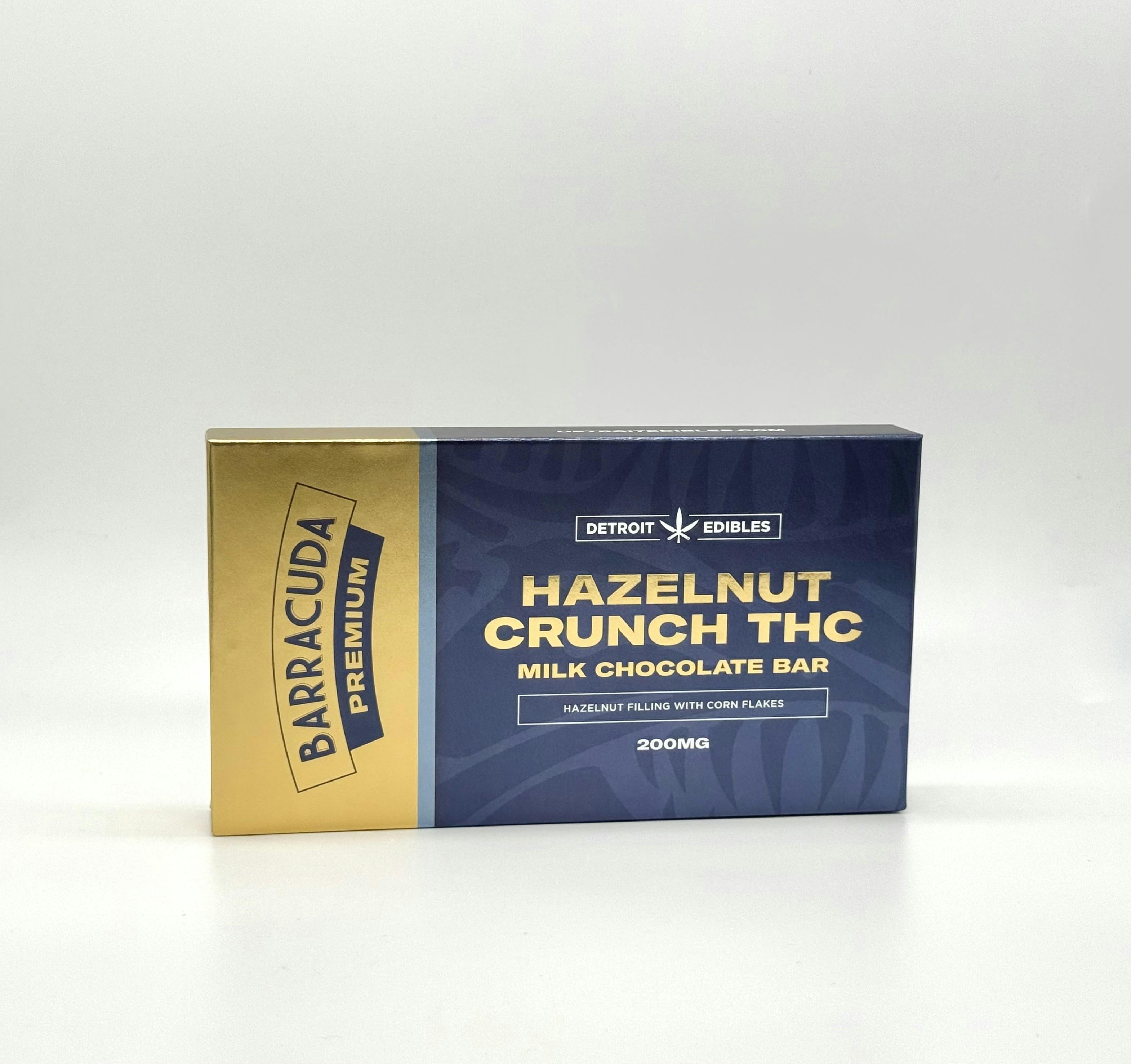Premium Barracuda Bar - Hazelnut Crunch - Milk Chocolate - 200mg