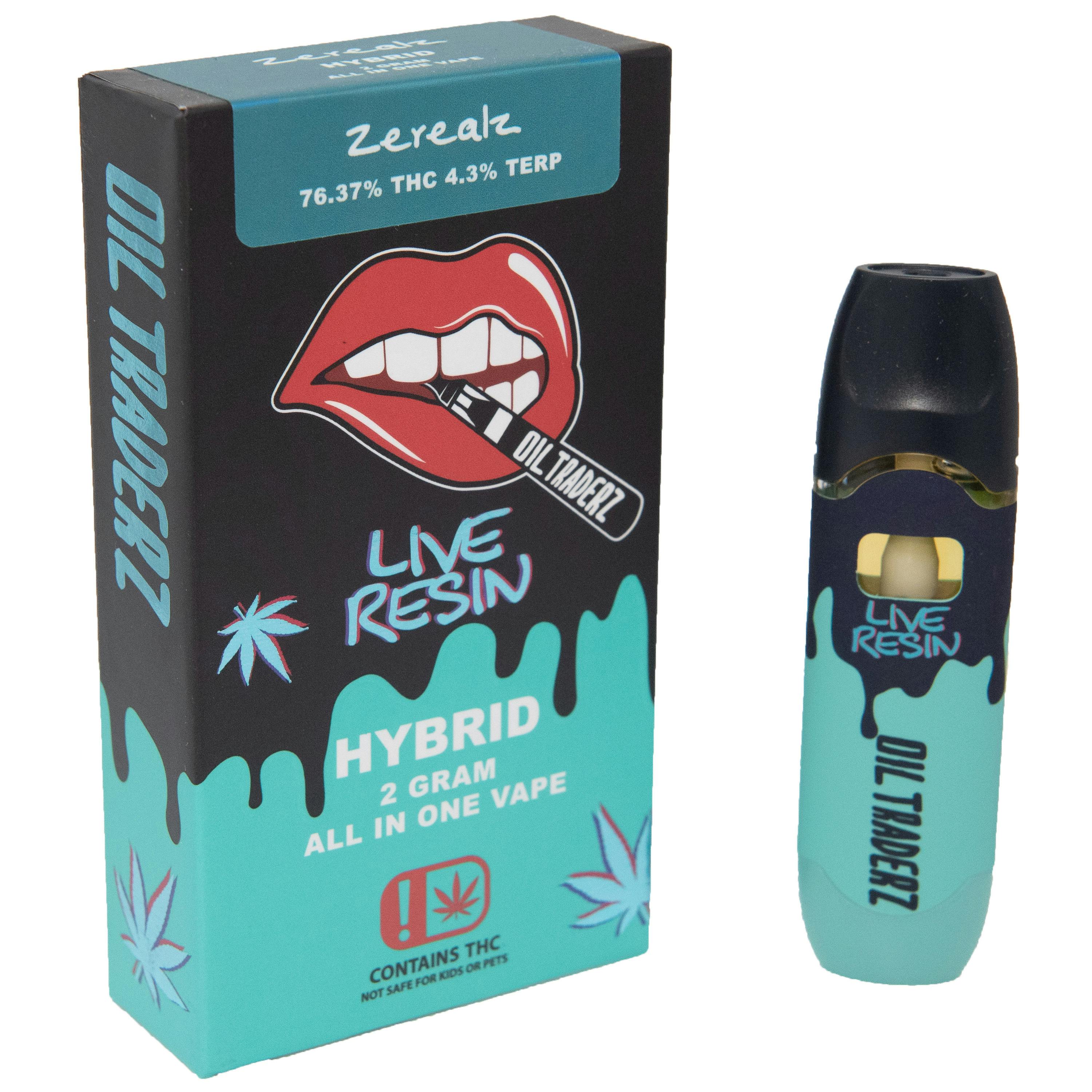 2g Tangelo Moya Live Resin Disposable - Oil Traderz (Hybrid) - Oil