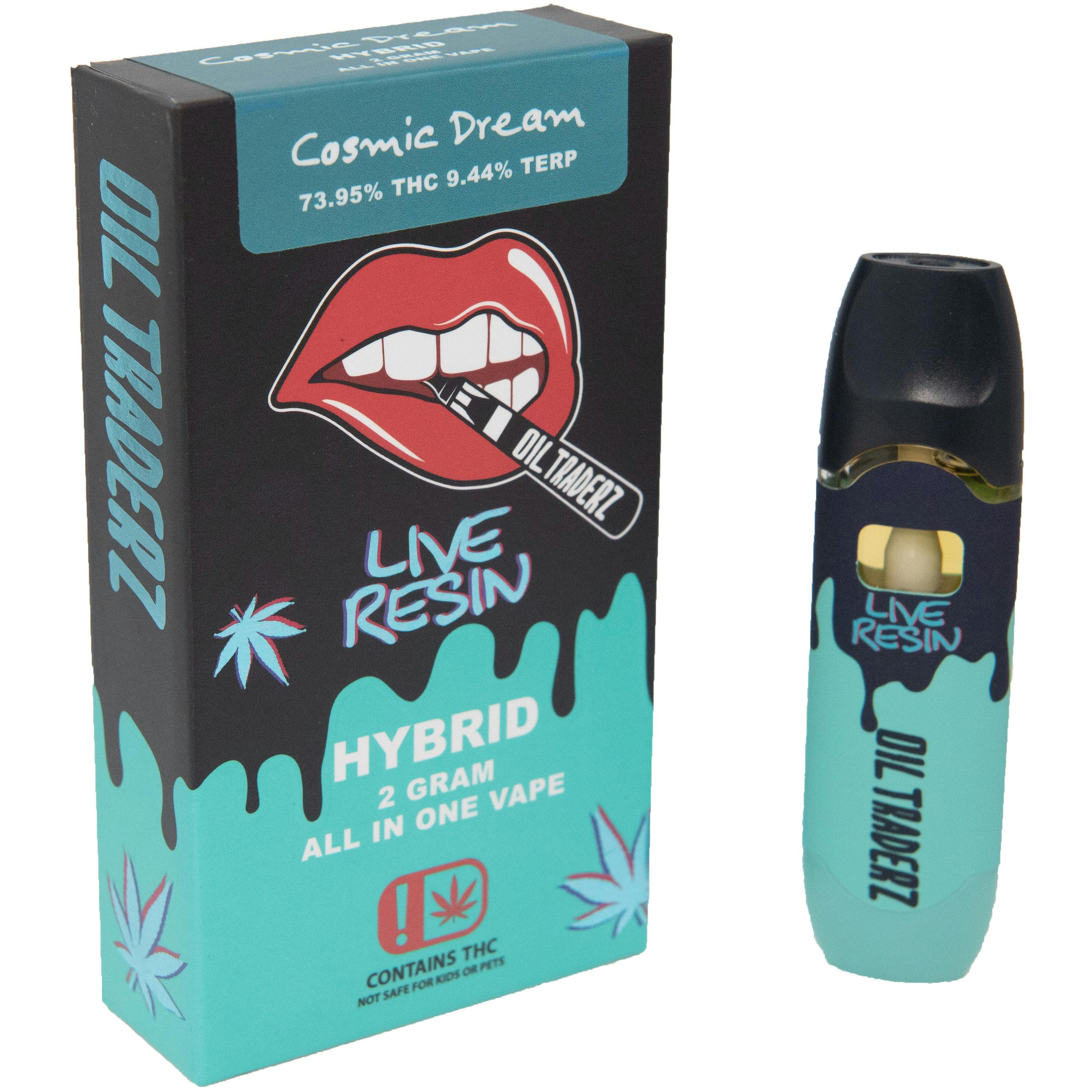 2g Blueberry Dreamz Live Resin Disposable - Oil Traderz (Hybrid