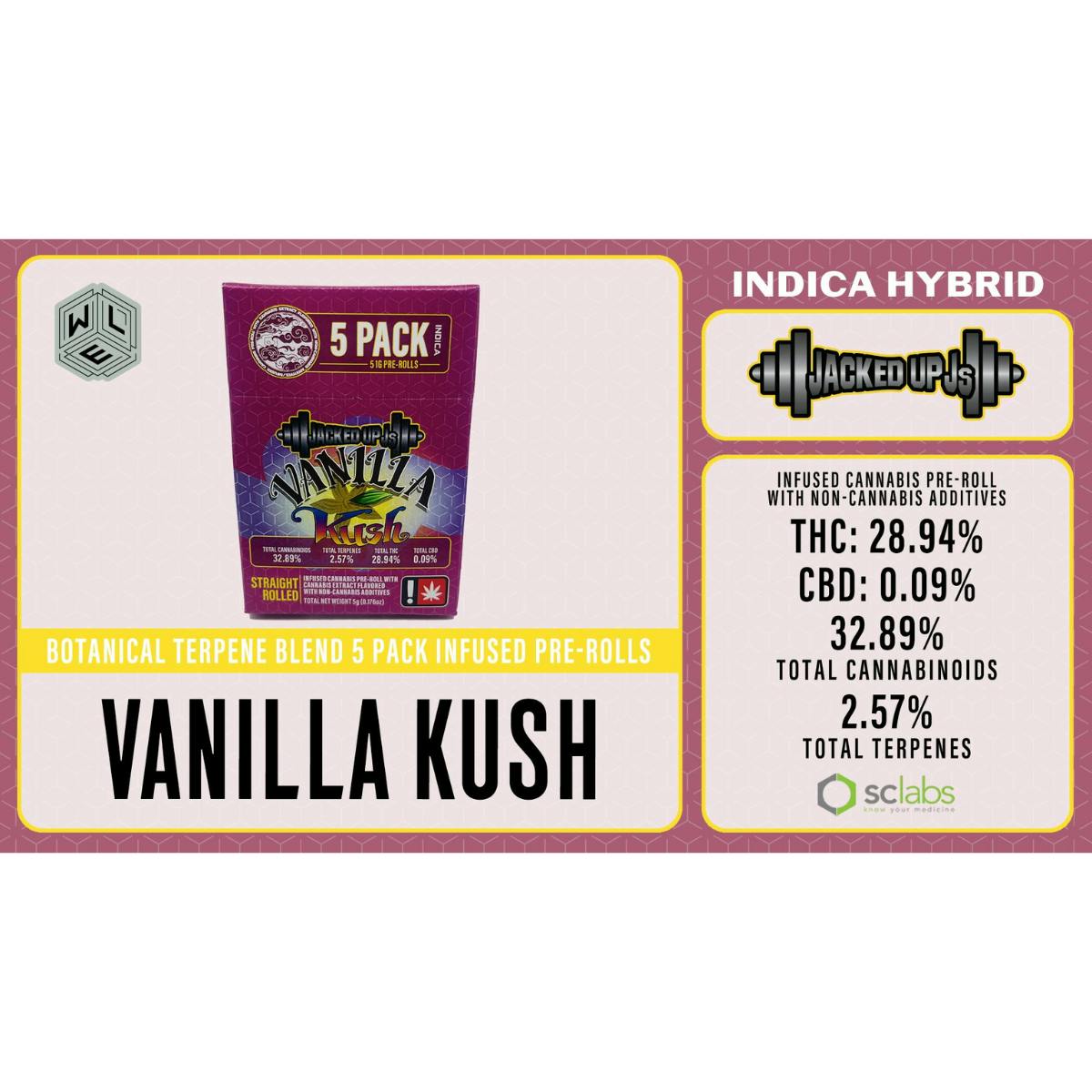 White Label Extracts: Jacked Up J S Vanilla Kush
