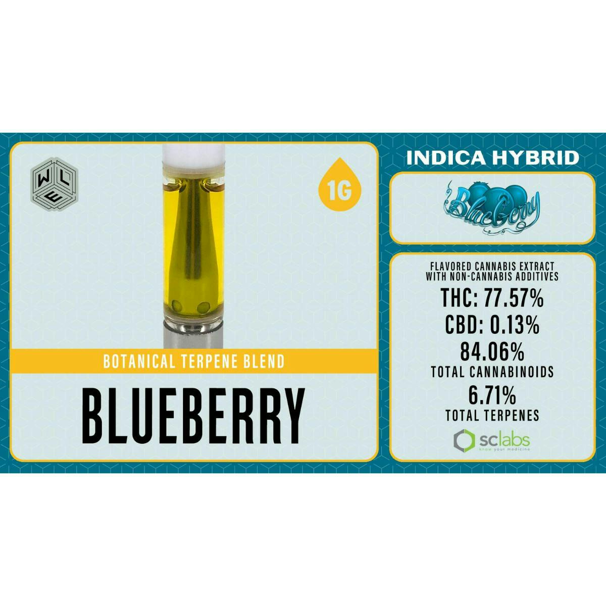 Blueberry | Botanical Terpene Blend Cartridge | 1g by White Label Extracts