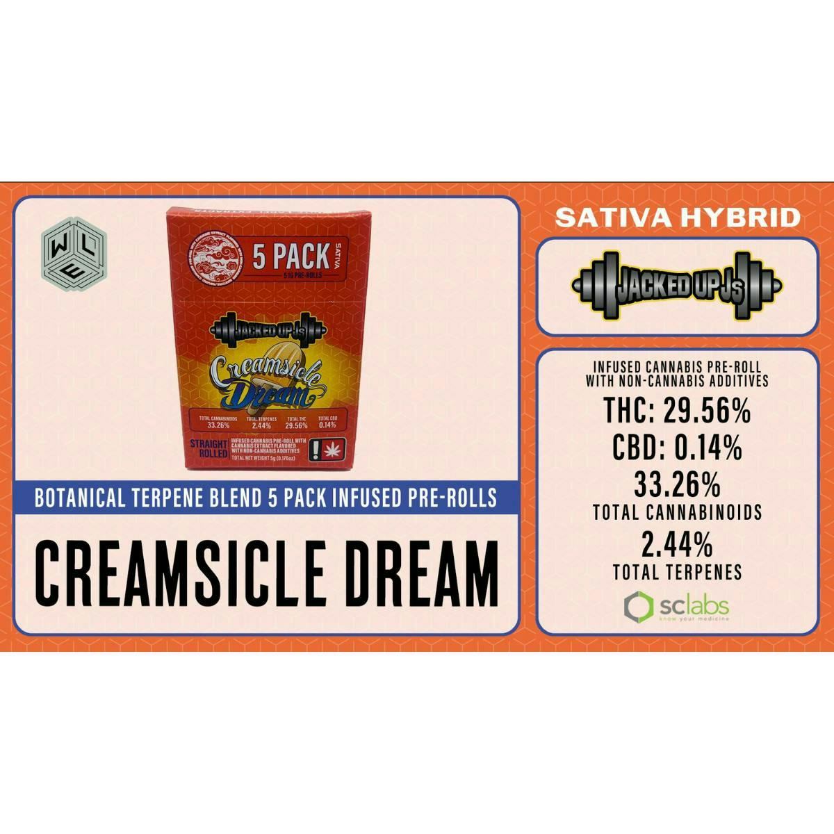 White Label Extracts: Jacked Up J S Creamsicle Dream