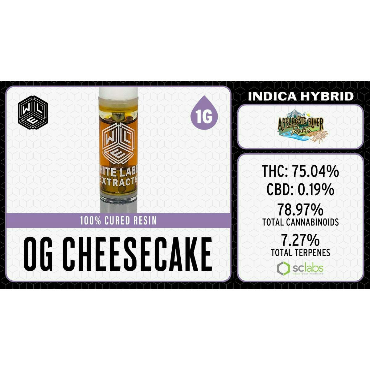 White Label Extracts: OG Cheesecake