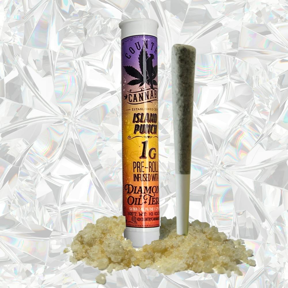Island Punch | Diamond Infused Preroll | 1G