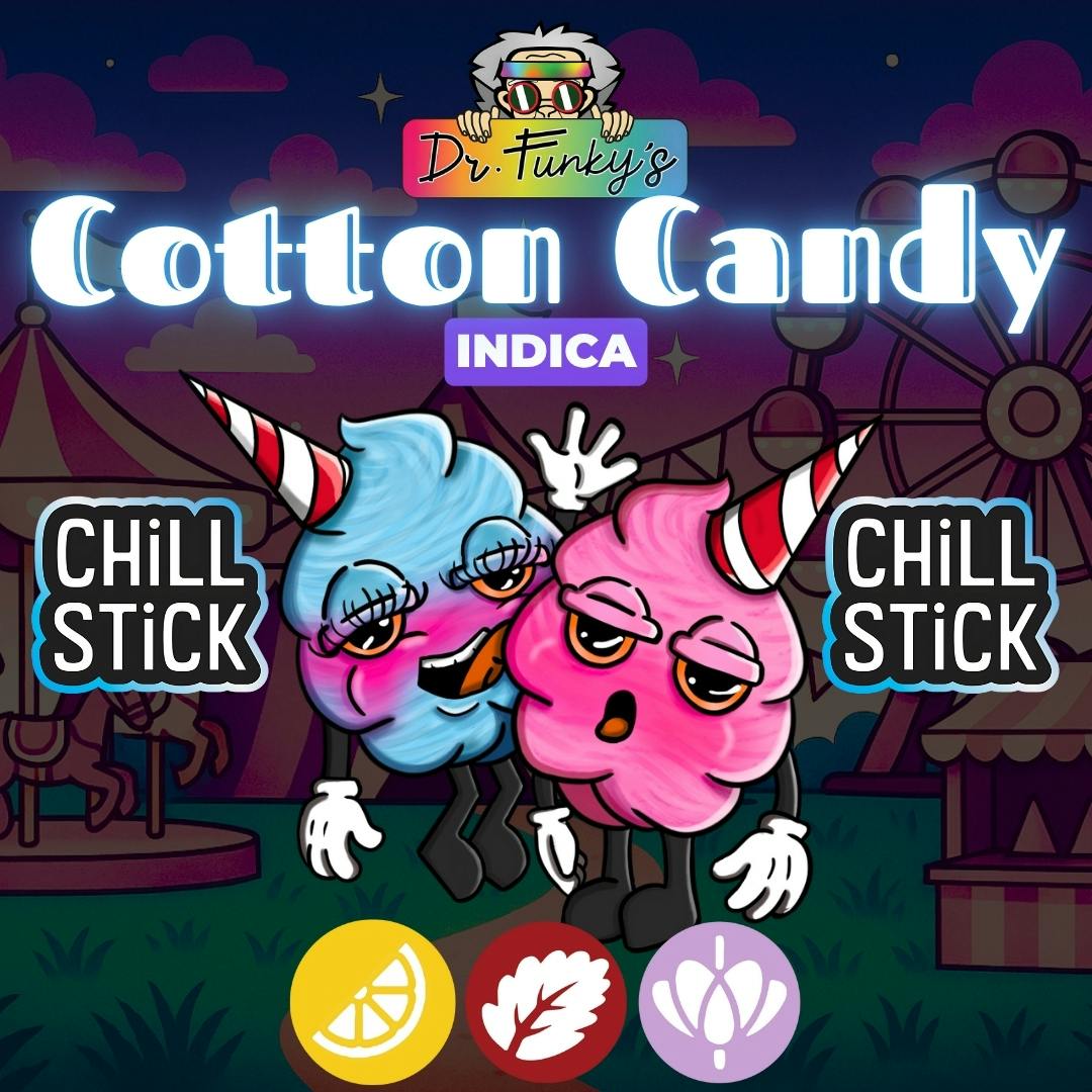 Dr. Funky's Chill Stick Cotton Candy 0.6g (Indica) at Midwest Dispensary